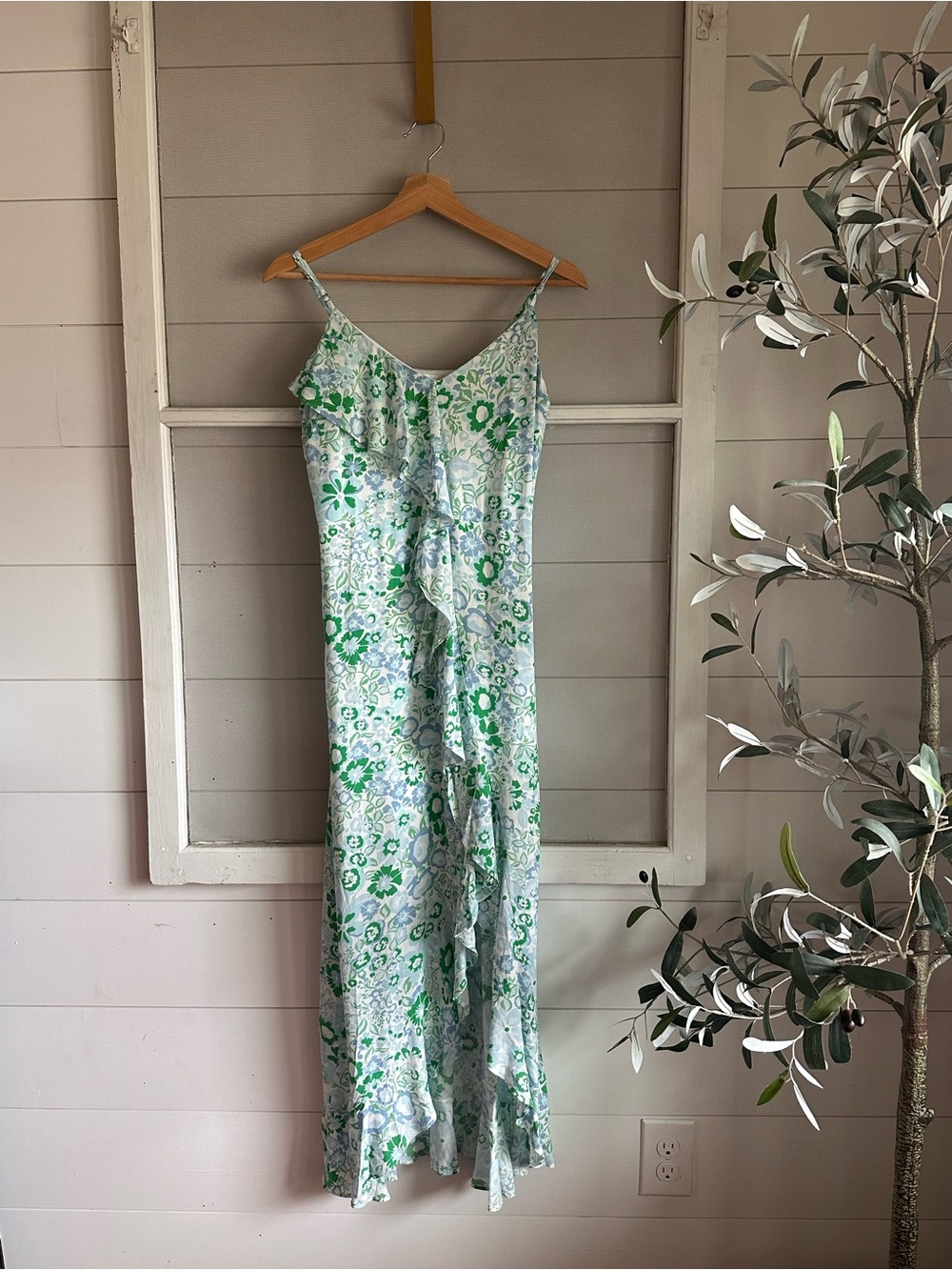 Floral Maxi Slip Dress - Lightweight, Perfect For Summer Wedding Or Vacation